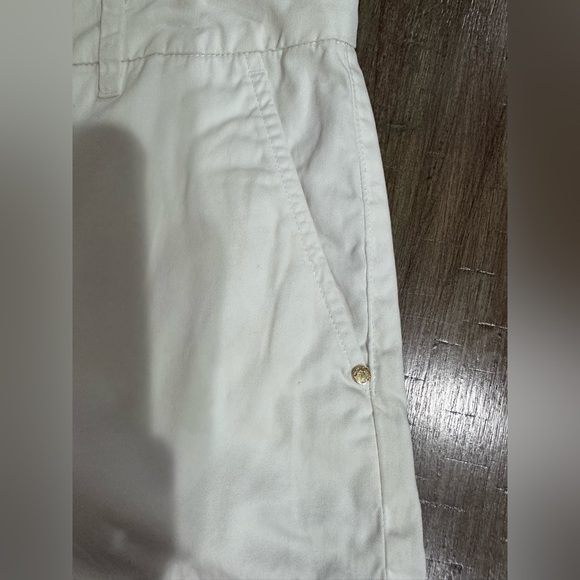 Michael Michael Kors White Rolled Cuffed Shorts size 6 - Picture 9 of 14